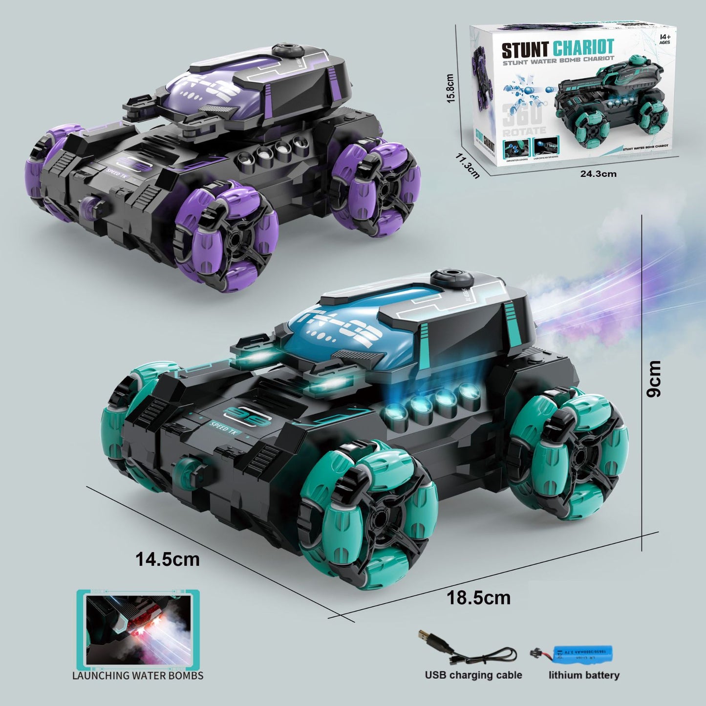 RC Tank: Ultra Agile, Off-Road Beast. Water Beads, Battle-Ready – Cool!