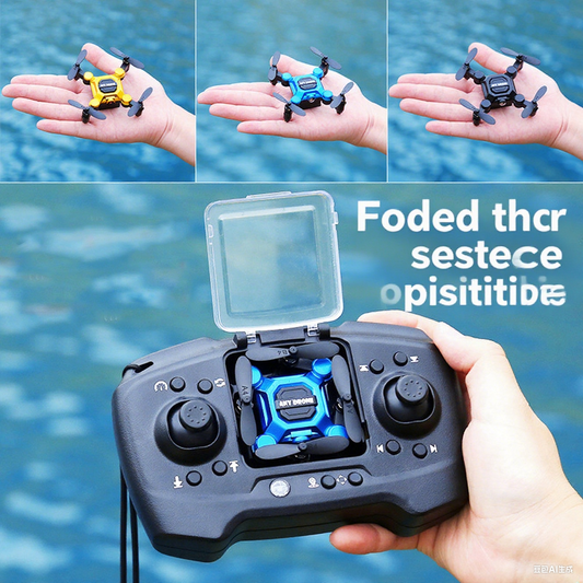 Pocket Drone: Remote-All-in-One, Fly Anywhere. Cool Cam!